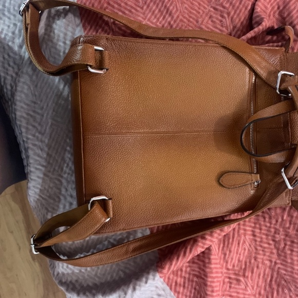 Leather backpack purse main image 4
